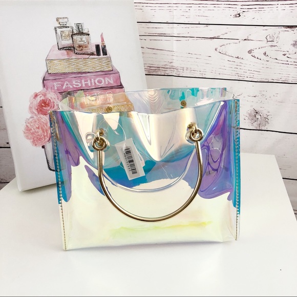 Clear iridescent bag Clearance